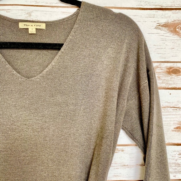 Keystone knit dress in chocolate grey - Picture 3 of 4